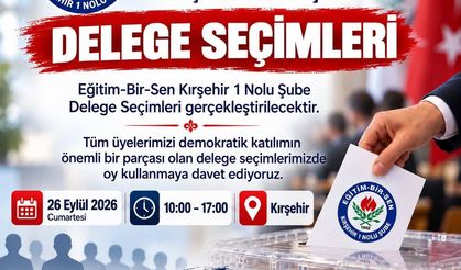 Delege Seçimleri Yarın Yapılacak!