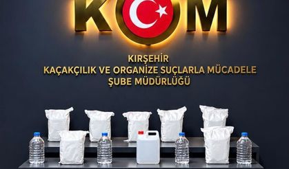 KOM Ekipleri 40 Litre Etil Alkol Ele Geçirdi