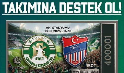 Kırşehir FSK Maç Biletleri Ahi Stadyumu’nda Satışta