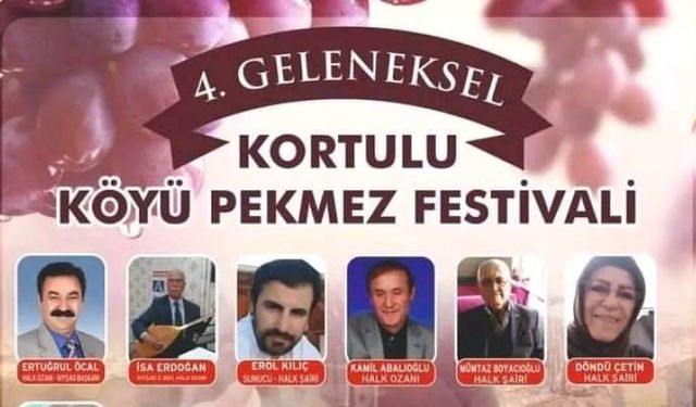 O köyün yöresel lezzeti festivalle kutlanacak