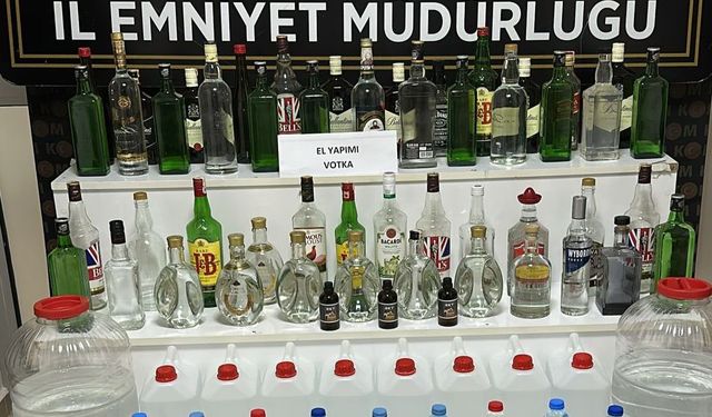 Sondakika: Kırşehir’de Kaçak Alkol Operasyonu!