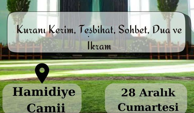 Hamidiye Camii’nde Sabah Namazında Buluşuyoruz etkinliği