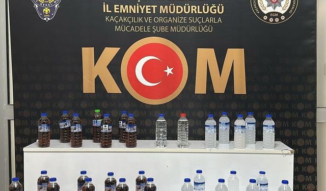 Kırşehir'de kaçak alkol operasyonu