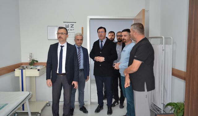 Ersoy, Aile Sağlığı Merkezi ve Acil Sağlık İstasyonu'nu yerinde inceledi!