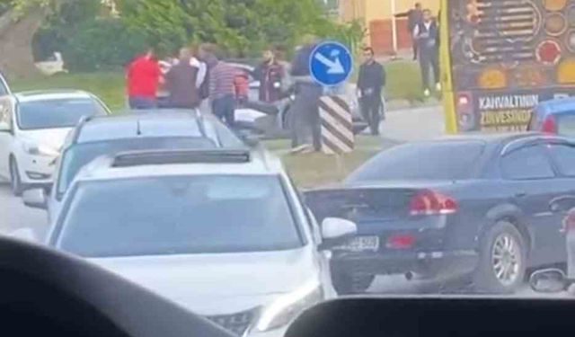 Sürücüler sokağı boks ringine çevirdi