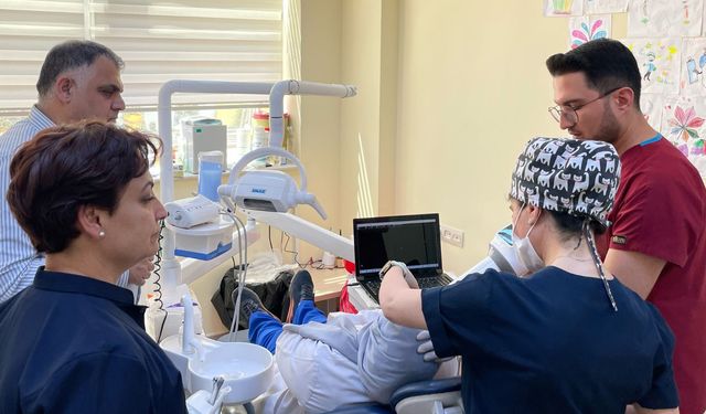 Ağız ve diş sağlığına yeni nesil destek: Taşınabilir periapikal cihaz hizmete alındı
