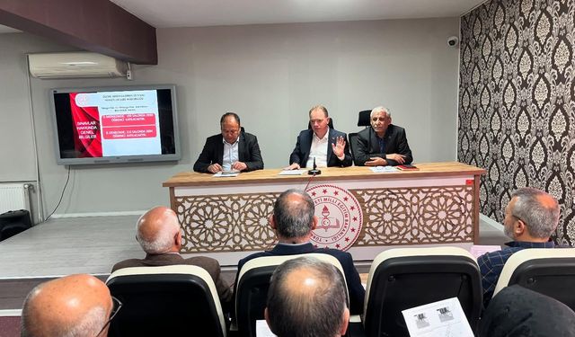 Hazırlık toplantısı yapıldı: Gülşen, öğrencilere başarılar diledi