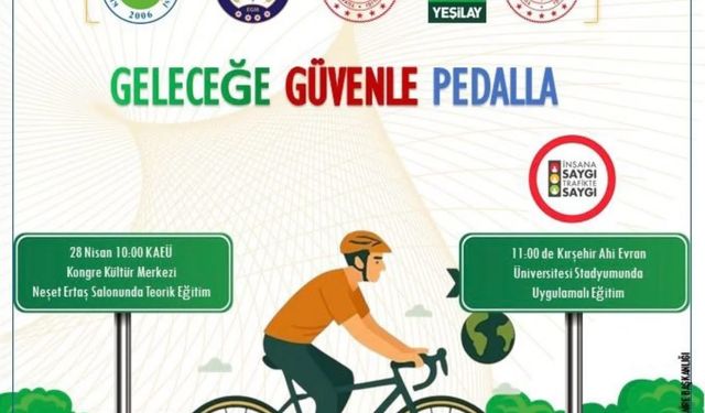 Kırşehir’de pedallar gelecek için dönüyor: üniversitelilere seminer ve eğitim