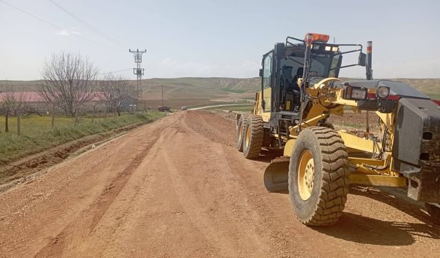 İki köy arasında hareketlilik: Yol çalışmaları başladı