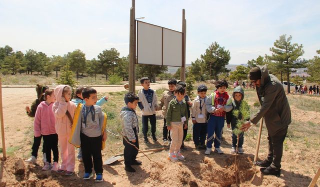 Kırşehir’de doğa, çocukların kalbinde yeşeriyor