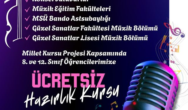 Kırşehir’de ücretsiz Millet Kursu: Genç yeteneklere destek başlıyor!