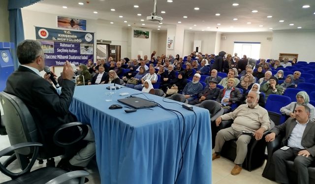 Kırşehir'den kutsal topraklara yolculuk başlıyor
