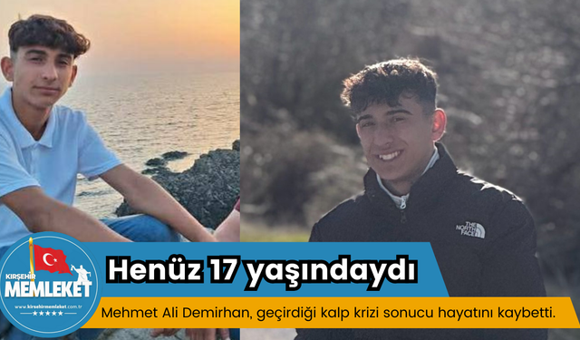 17 yaşındaki Mehmet Ali Demirhan hayatını kaybetti