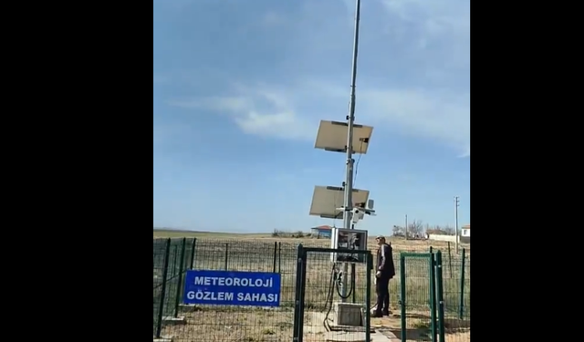 Kırşehir’de meteoroloji ekipleri sahada