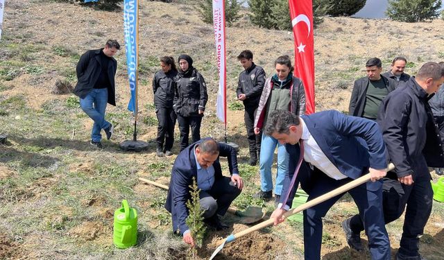 Polis Teşkilatı’nın 180. kuruluş yılında fidanlar toprakla buluşturuldu