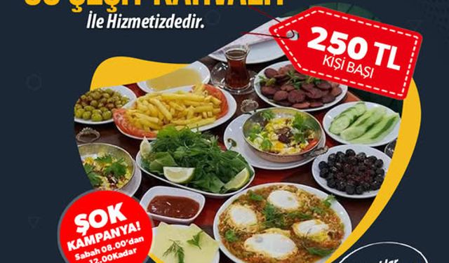 Kırşehir’de kahvaltı alışkanlıklarını değiştirecek fiyat ve lezzet buluşması