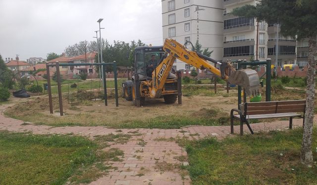 Şehit Astsubay Bayram Kaya Parkı yenileniyor