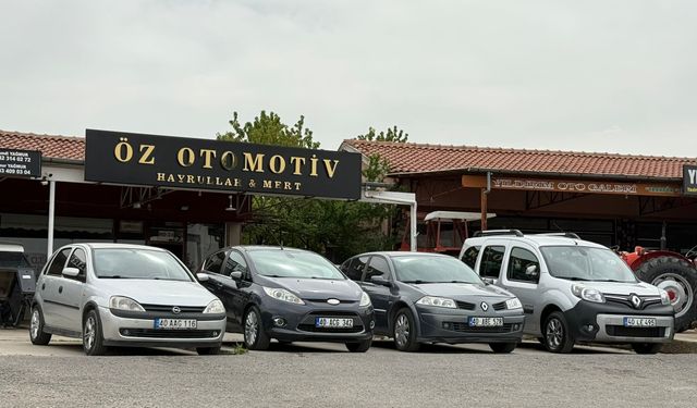 Kırşehir’de ikinci el otomobil fiyatları 500 Bin TL civarı