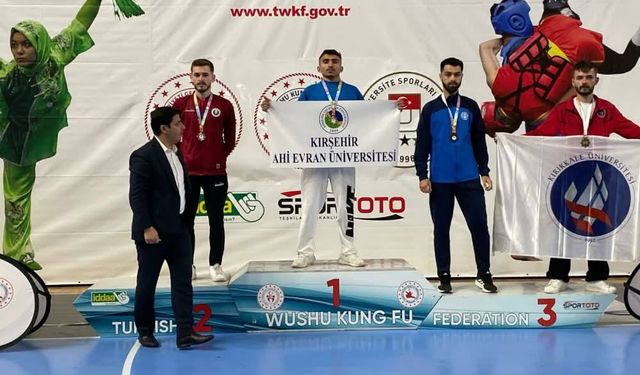 Kırşehirli sporcu rakiplerini geride bıraktı