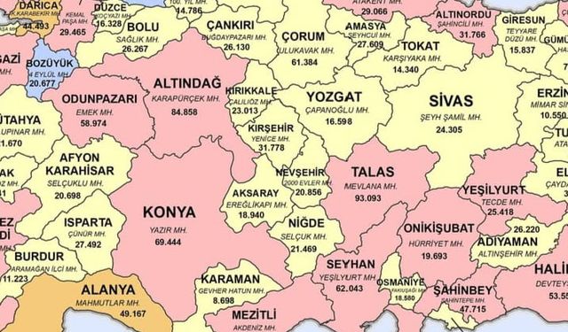 Kırşehir’in en kalabalık mahallesi belli oldu