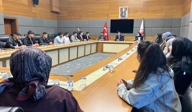 Milletvekili Erkan TÜGVA temsilcileriyle bir araya geldi