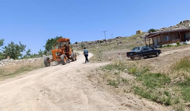 Kışla Köyü'nün yollarında dönüşüm tamamlandı
