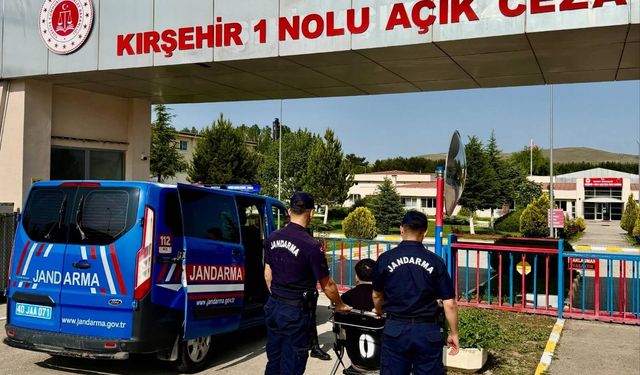 57 suçtan aranıyordu Kırşehir'de yakalandı