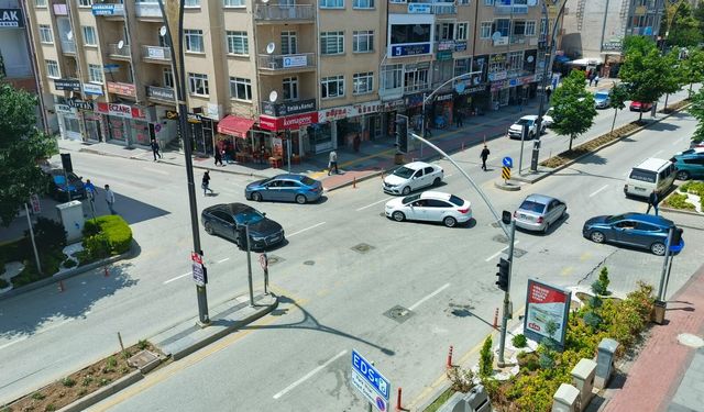 Kırşehir’de trafiğin fotoğrafı çekildi