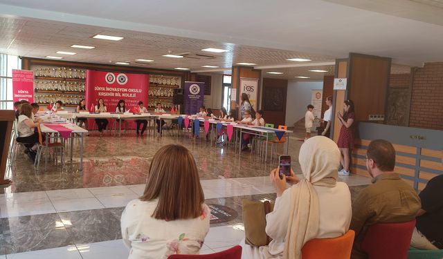 Kırşehir'de minik kalemlerden büyük eserler