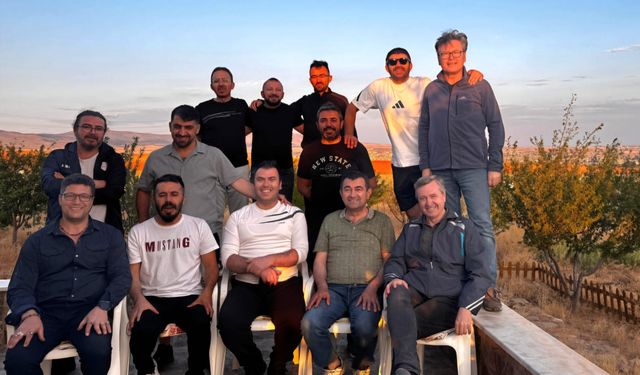 Veda yemeğinde buluştular