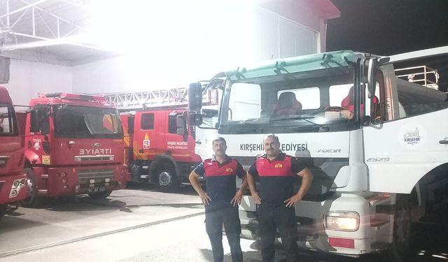 Kırşehir’den Bursa’ya itfaiye takviyesi