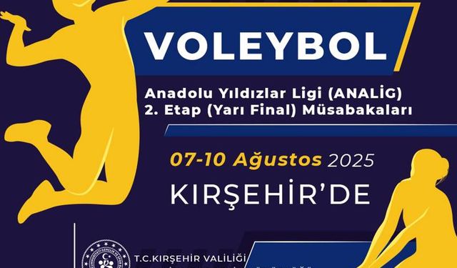ANALİG Voleybol Müsabakaları için Kırşehir’de gönüllüler aranıyor