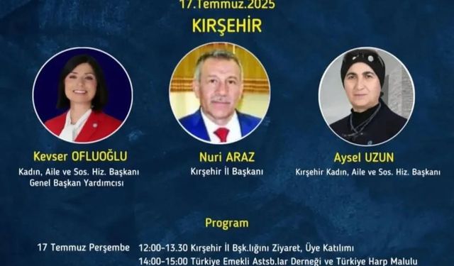 İYİ Parti’den Kırşehir’de kadın ve aile zirvesi