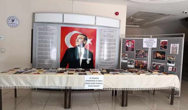 Kırşehir’de 15 Temmuz’a özel kitap ve resim sergisi