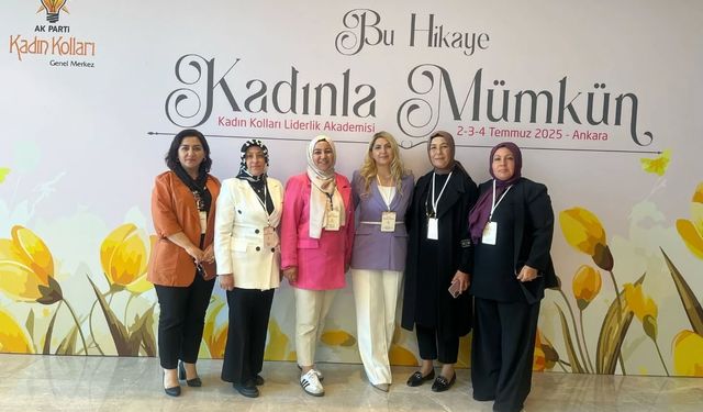 Yılmaz, kadınların geleceği için kampa katıldı