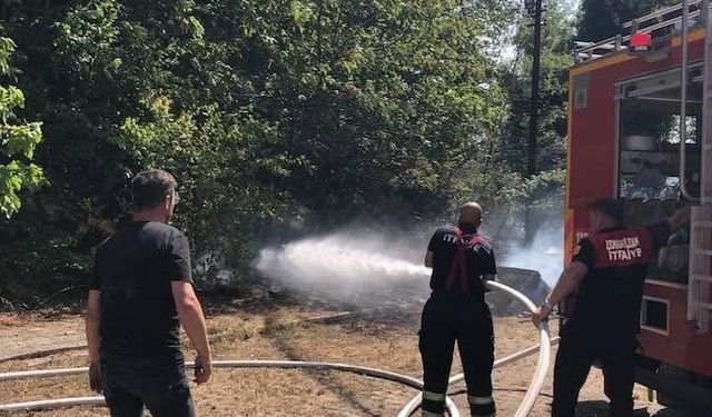 Zonguldak’ta Orman Yangını Korkuttu