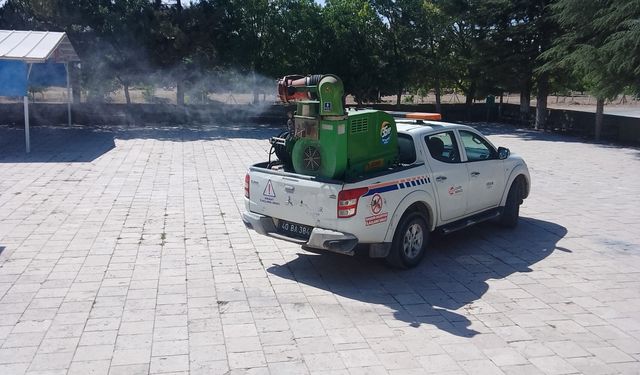 Köyde düzenli çalışmalar sürüyor