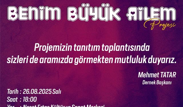 Aile Yılı’ndan ilhama alan proje tanıtılacak!