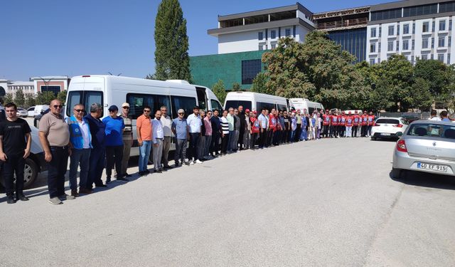 Kırşehir Memur-Sen Üyeleri  hakları için Ankara'dalar!