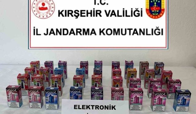 Kırşehir’de kaçak elektronik sigara operasyonu