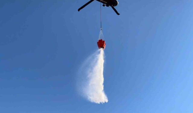 Jandarma helikopteri müdahale etti