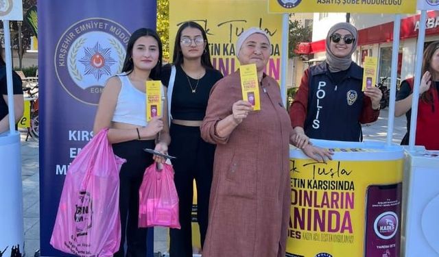 Kırşehir’de şiddete karşı bilinç seferberliği!