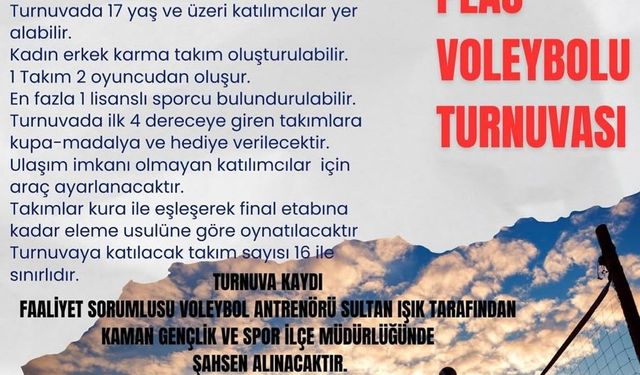 Kaman Savcılı sahilinde bir ilk yaşanacak