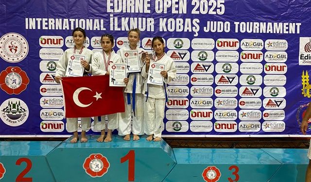 Kırşehir judocularından uluslararası turnuvada madalya yağmuru