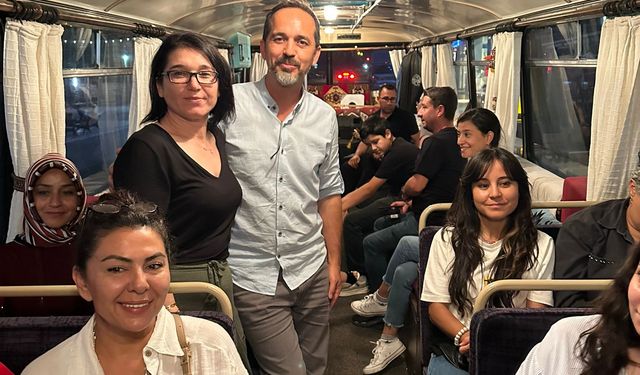 Kırşehir’de Allı Turnam Otobüsü ile bozlak rüzgarı esti