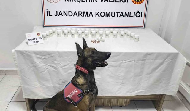 Kırşehir’de binlerce sentetik hap ele geçirildi
