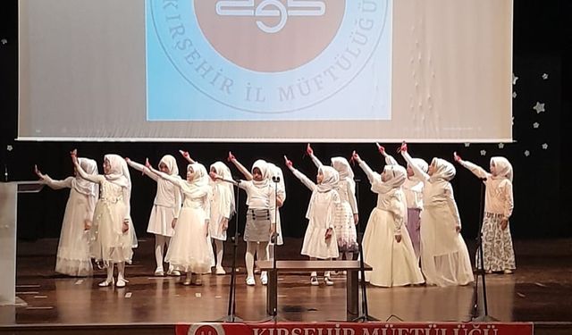 Kırşehir’de Yaz Kur’an kursları görkemli bir törenle tamamlandı