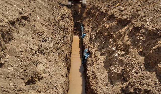 Köşker Köyü’nde altyapı çalışmaları sürüyor