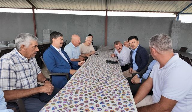 MilletvekiliErkan, Boztepe köylerinde vatandaşlarla buluştu
