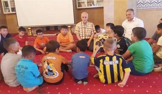 Müftü Başkan, yaz Kur’an kursu öğrencileriyle buluştu